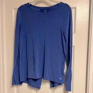 EUC Women’s GapFit Breathe Long Sleeve Open Back/Tie Back Tee, Size S